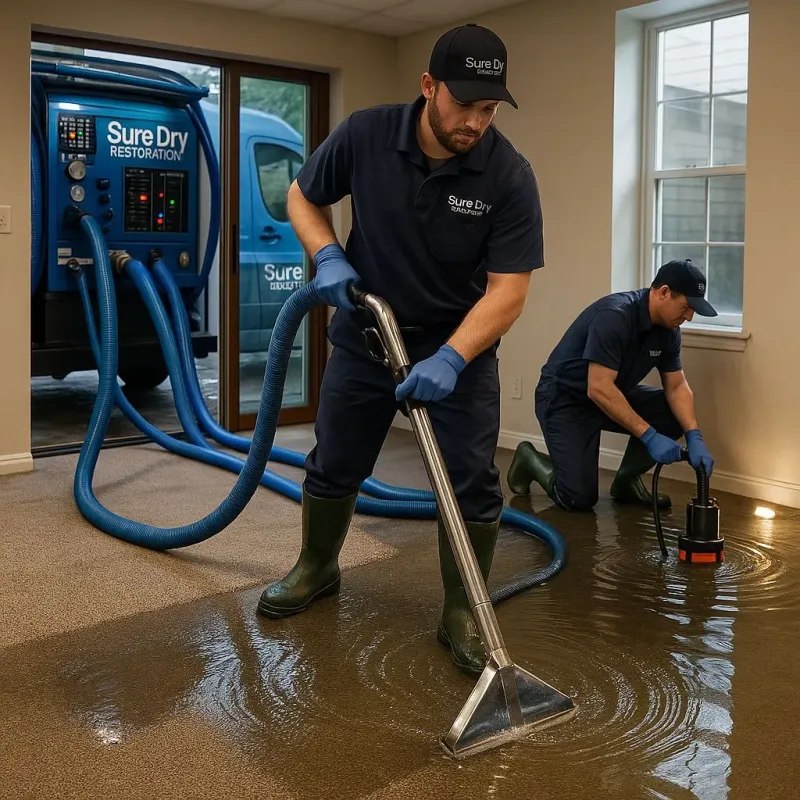 Water Extraction and Removal process in Spruce Pine, NC
